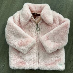 7 for all mankind Toddler Pink Faux Coat 18 month